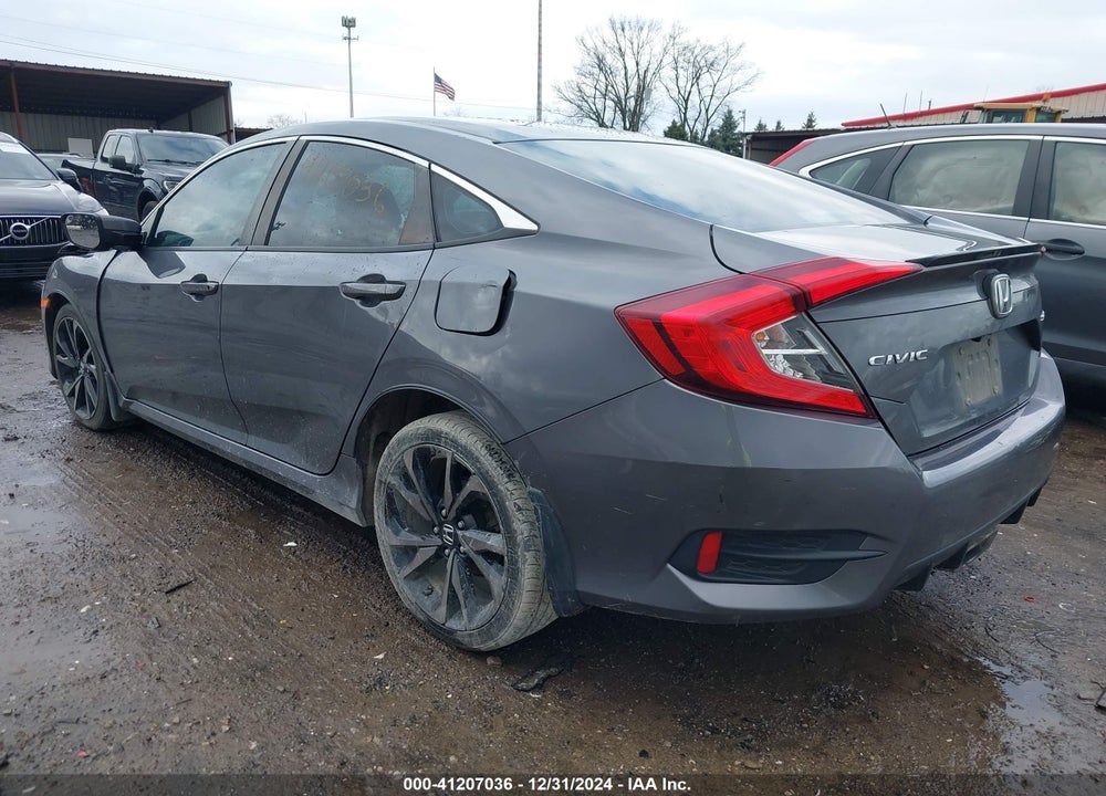 2019 HONDA CIVIC VIN: 2HGFC2F81KH595564