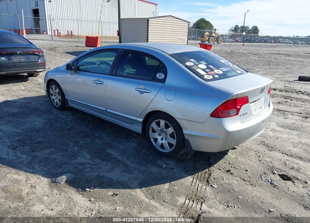 2008 HONDA CIVIC LX VIN: 2HGFA165X8H507318