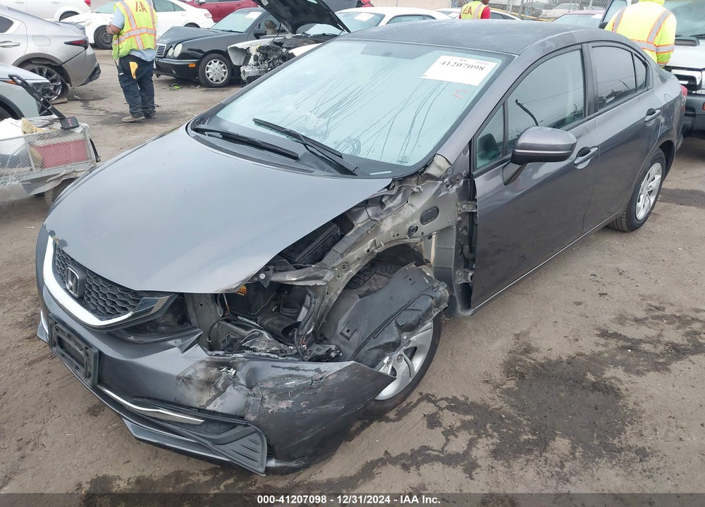 2015 HONDA CIVIC LX VIN: 19XFB2F56FE236350
