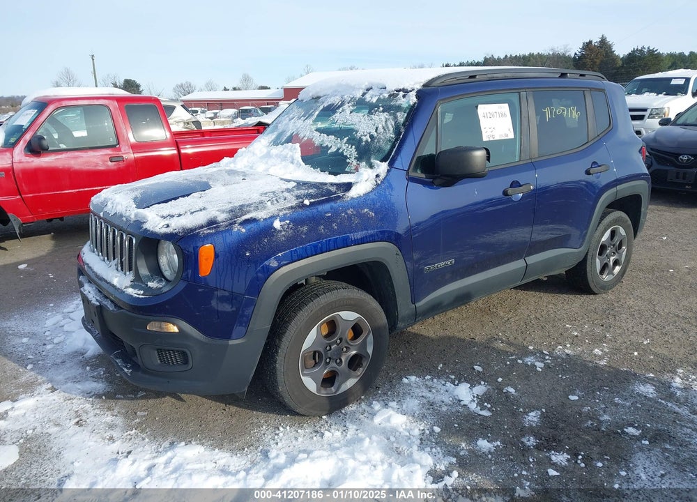 2017 JEEP RENEGADE SPORT 4X4 VIN: ZACCJBAH6HPF32711