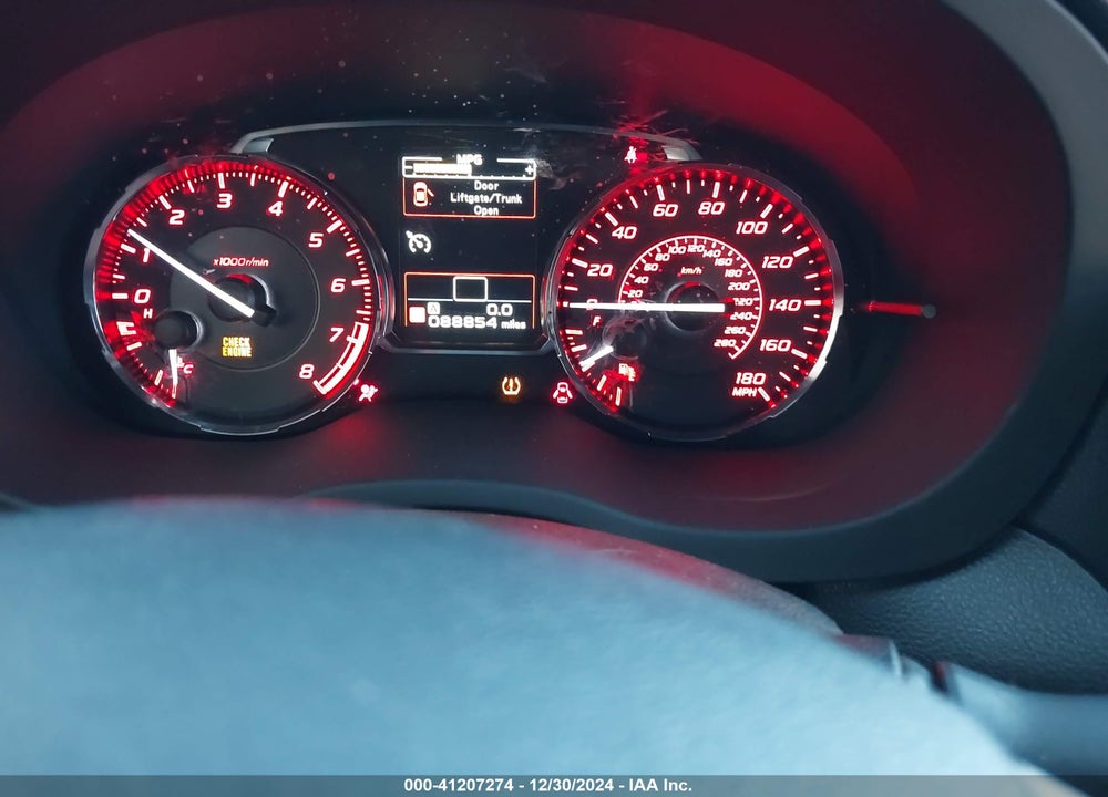 2017 SUBARU WRX VIN: JF1VA1B6XH9819329