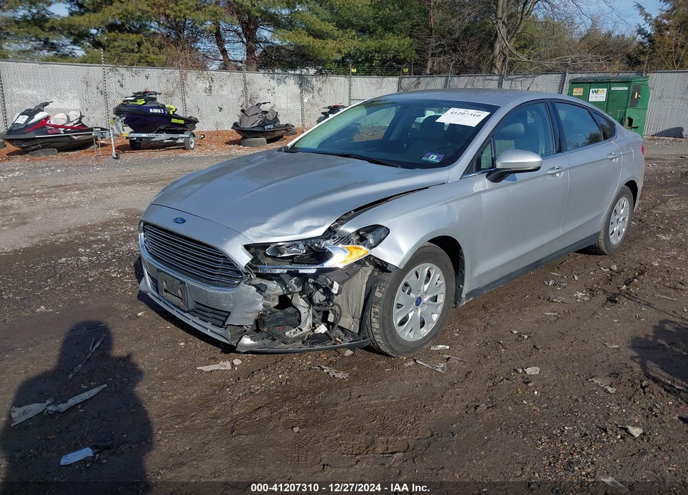 2013 FORD FUSION S VIN: 3FA6P0G74DR336223