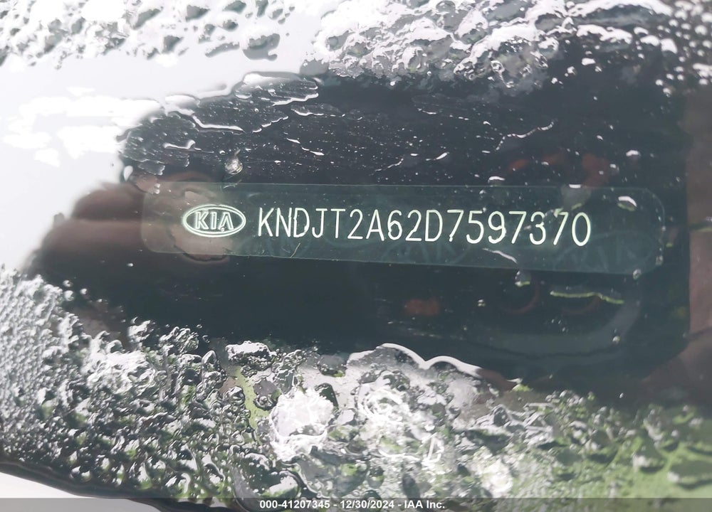 2013 KIA SOUL VIN: KNDJT2A62D7597370