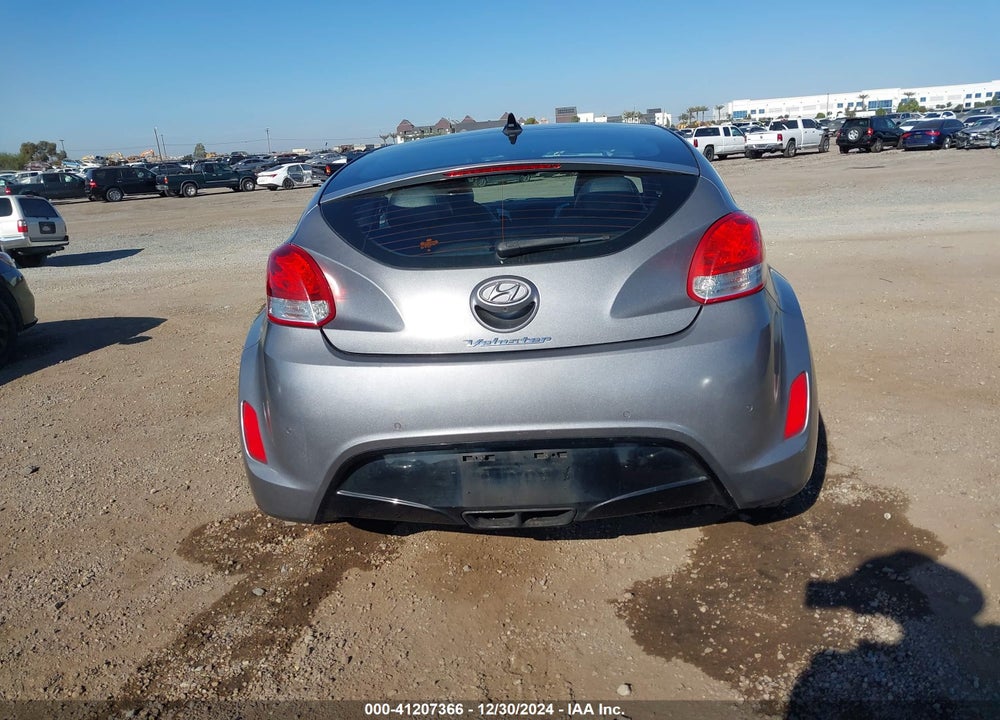 2012 HYUNDAI VELOSTER BLACK INT VIN: KMHTC6AD9CU055743
