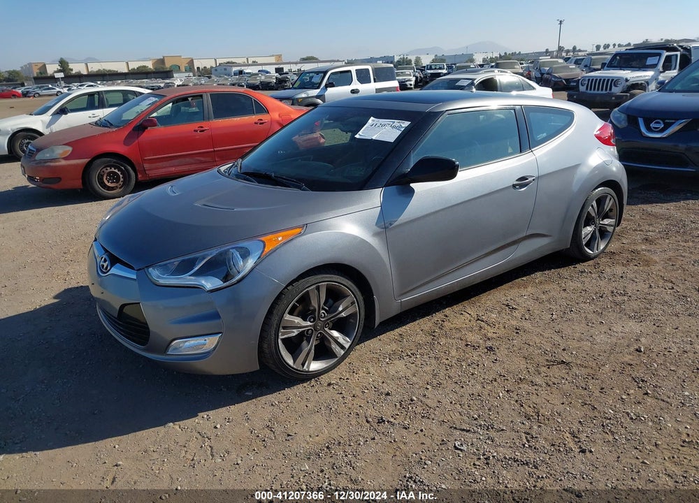 2012 HYUNDAI VELOSTER BLACK INT VIN: KMHTC6AD9CU055743