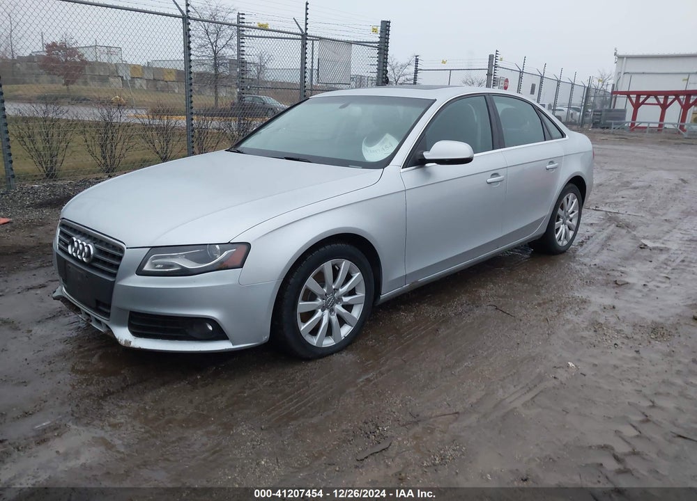 2011 AUDI A4 2.0T PREMIUM VIN: WAUFFAFL3BN029446