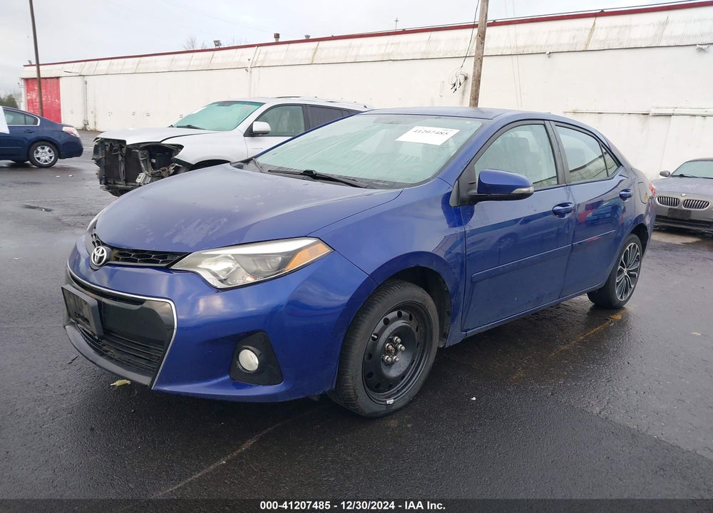 2016 TOYOTA COROLLA S PLUS VIN: 2T1BURHEXGC601238