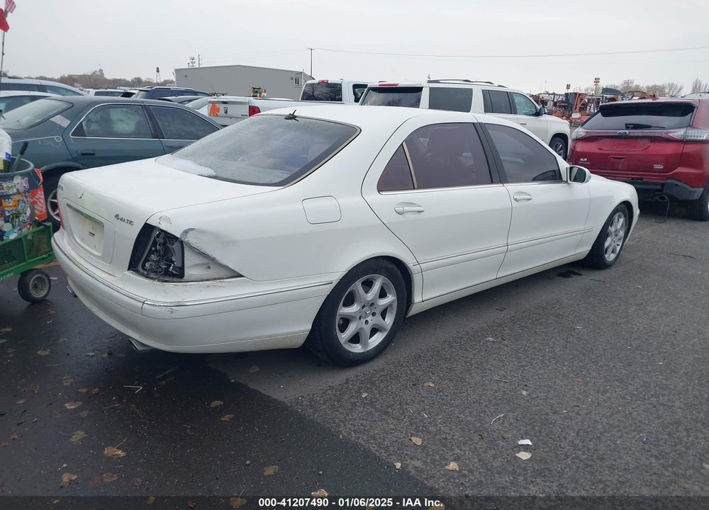2004 MERCEDES-BENZ S 430 4MATIC VIN: WDBNG83J14A413208