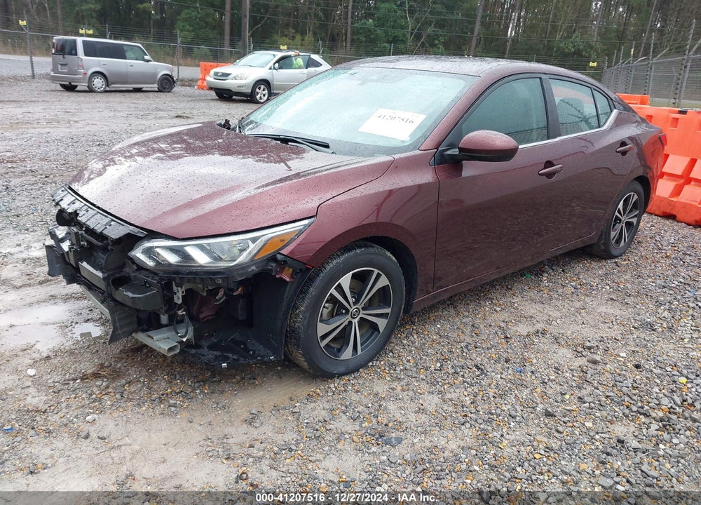 2022 NISSAN SENTRA SV XTRONIC CVT VIN: 3N1AB8CV5NY224059