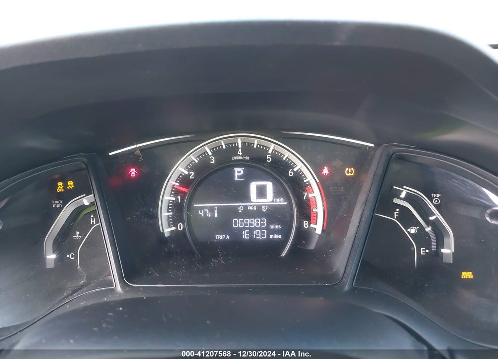 2016 HONDA CIVIC VIN: 19XFC2F51GE081270
