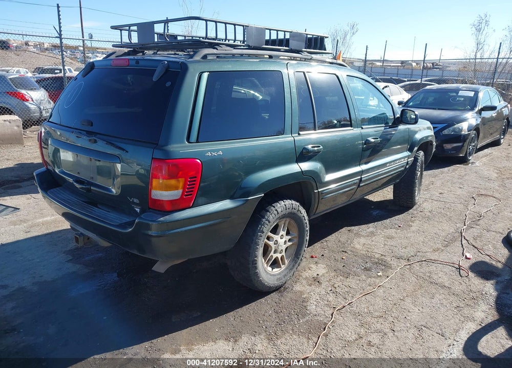 2000 JEEP GRAND CHEROKEE LIMITED VIN: 1J4GW58N6YC205143
