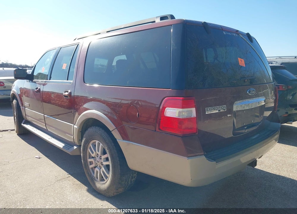 2007 FORD EXPEDITION EL EDDIE BAUER VIN: 1FMFK17577LA82700