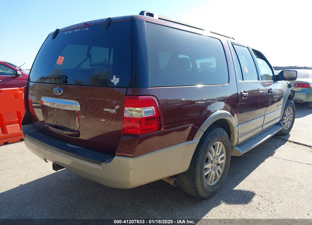 2007 FORD EXPEDITION EL EDDIE BAUER VIN: 1FMFK17577LA82700