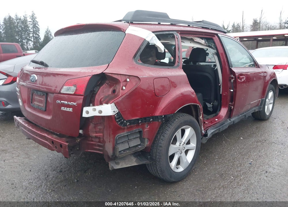 2013 SUBARU OUTBACK 2.5I PREMIUM VIN: 4S4BRBCC1D3294542