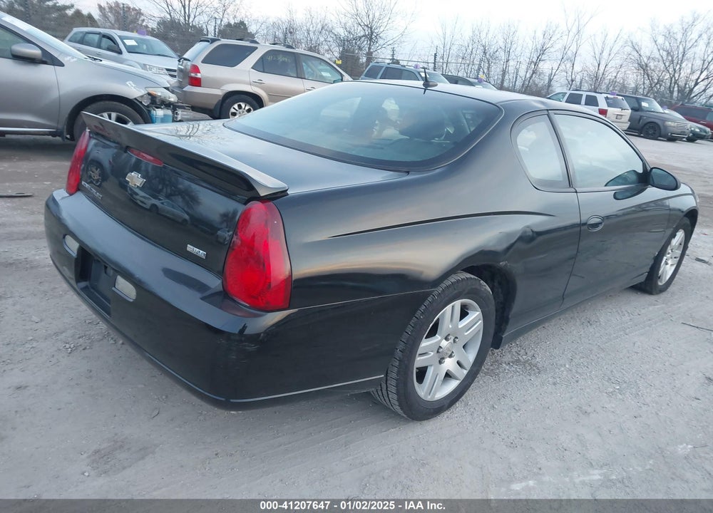 2007 CHEVROLET MONTE CARLO LT VIN: 2G1WK16K279397464