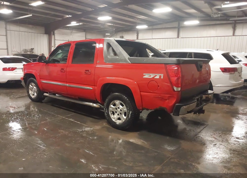 2005 CHEVROLET AVALANCHE 1500 Z71 VIN: 3GNEK12Z35G131967