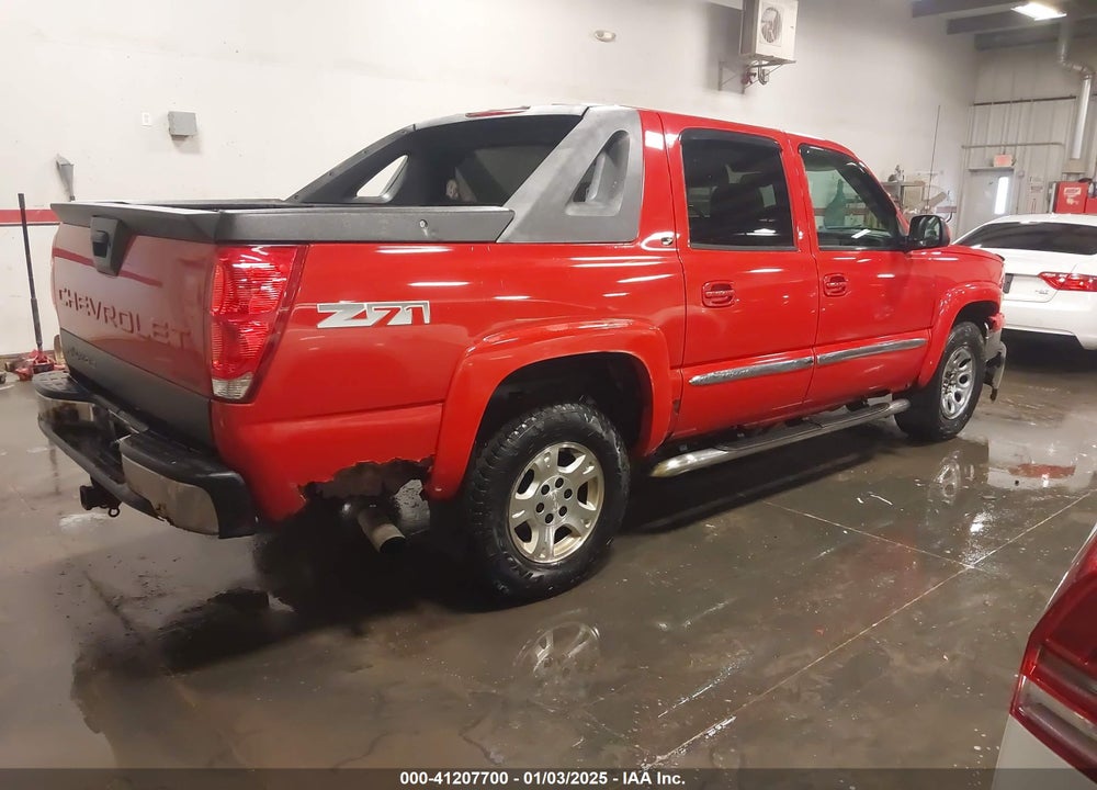 2005 CHEVROLET AVALANCHE 1500 Z71 VIN: 3GNEK12Z35G131967