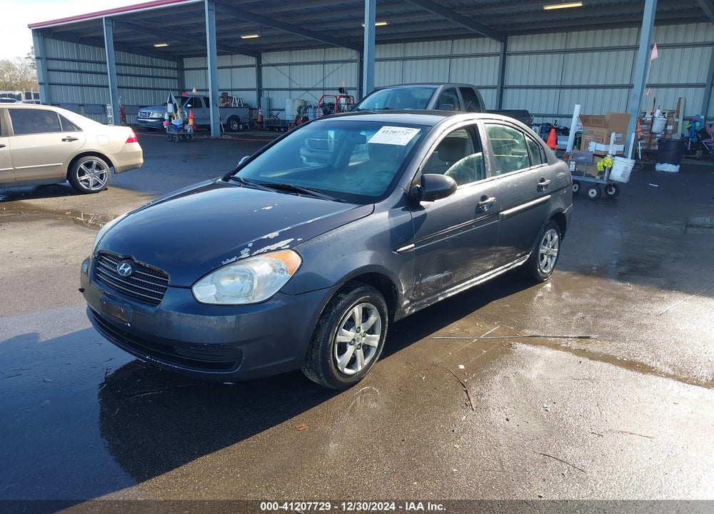 2009 HYUNDAI ACCENT GLS VIN: KMHCN46CX9U341883