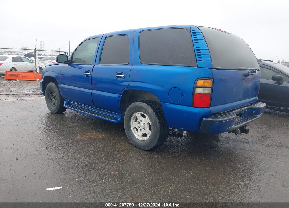 2004 CHEVROLET TAHOE LS VIN: 1GNEC13V74J306212