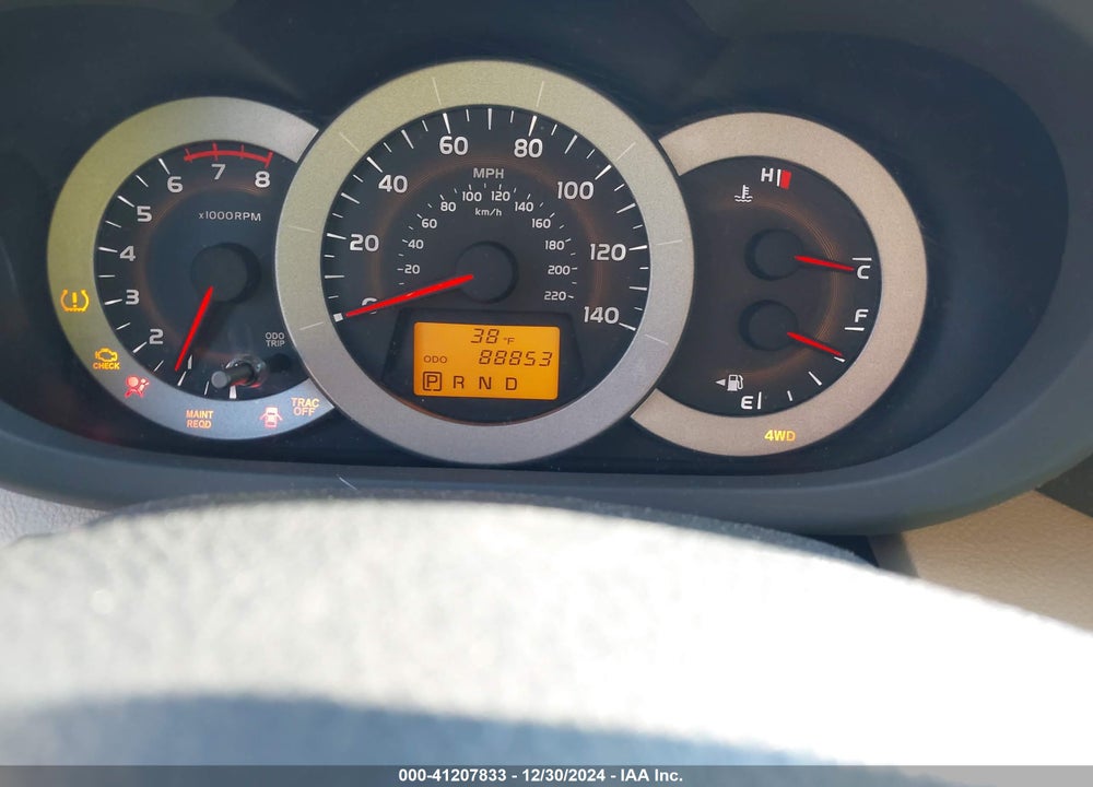 2012 TOYOTA RAV4 VIN: 2T3BF4DVXCW263780