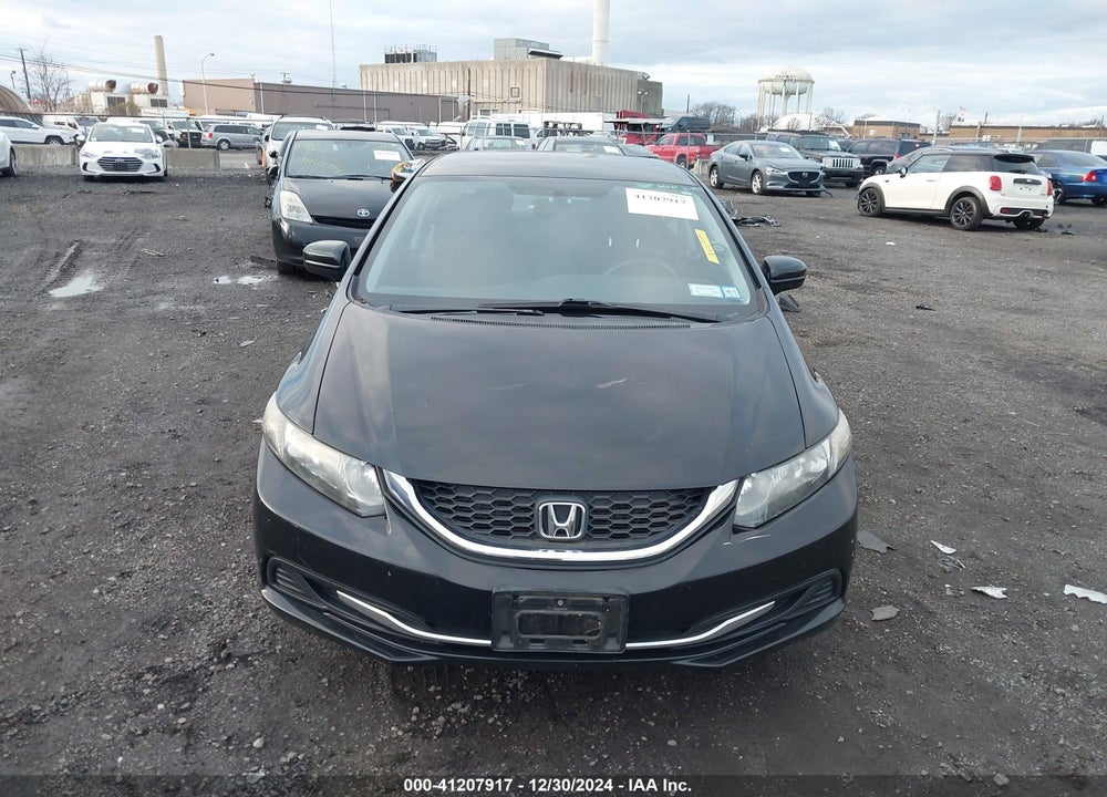 2014 HONDA CIVIC LX VIN: 19XFB2F51EE235587