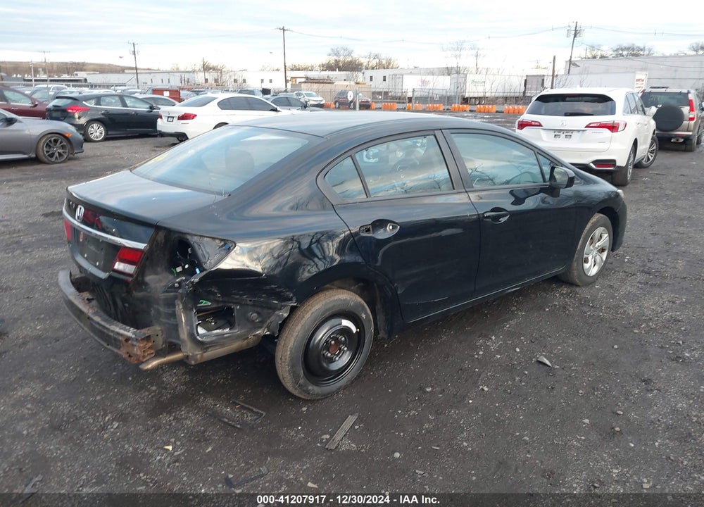 2014 HONDA CIVIC LX VIN: 19XFB2F51EE235587