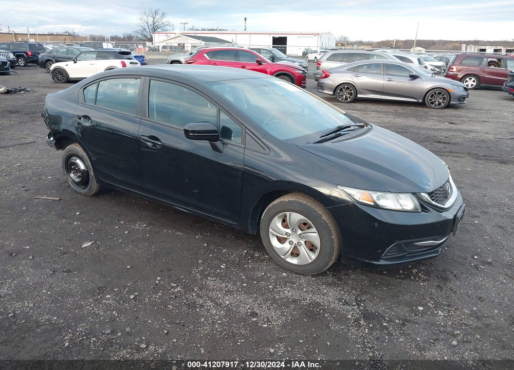 2014 HONDA CIVIC LX VIN: 19XFB2F51EE235587