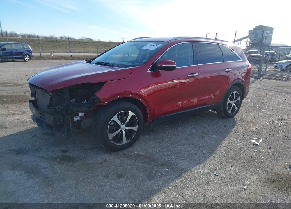2016 KIA SORENTO 3.3L EX VIN: 5XYPH4A56GG105722