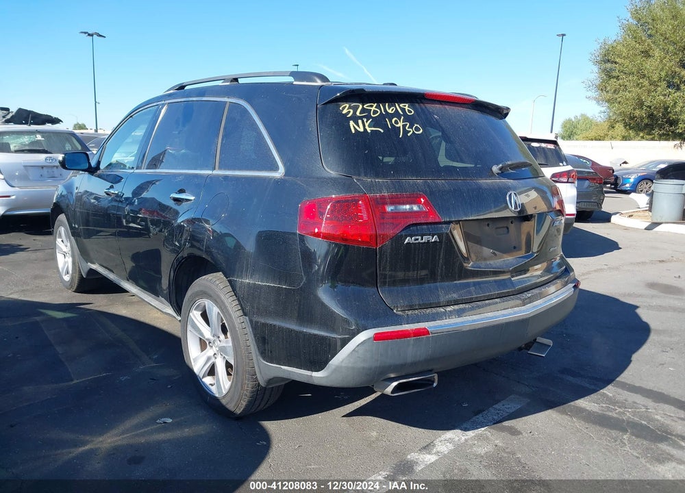 2011 ACURA MDX TECHNOLOGY PACKAGE VIN: 2HNYD2H65BH526547