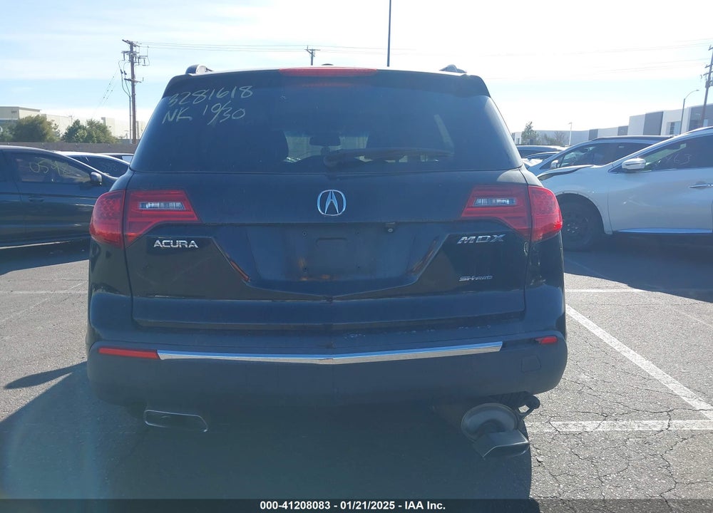 2011 ACURA MDX TECHNOLOGY PACKAGE VIN: 2HNYD2H65BH526547