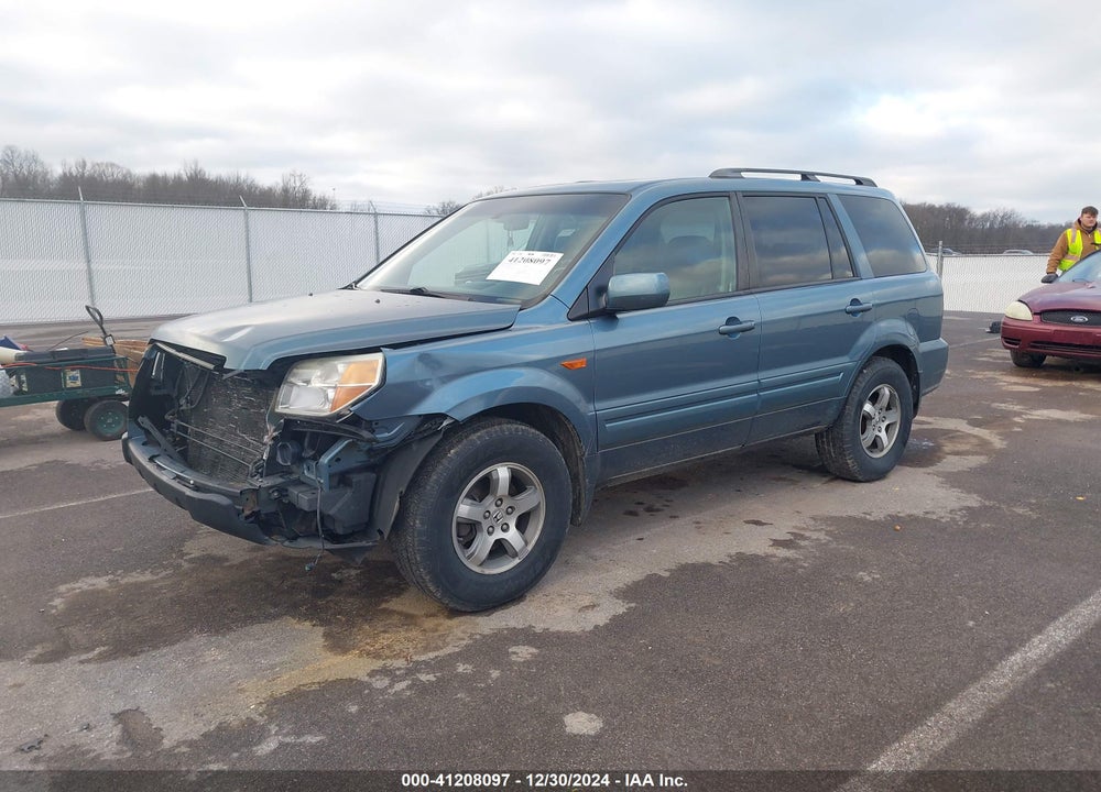 2006 HONDA PILOT EX-L VIN: 5FNYF18586B002791