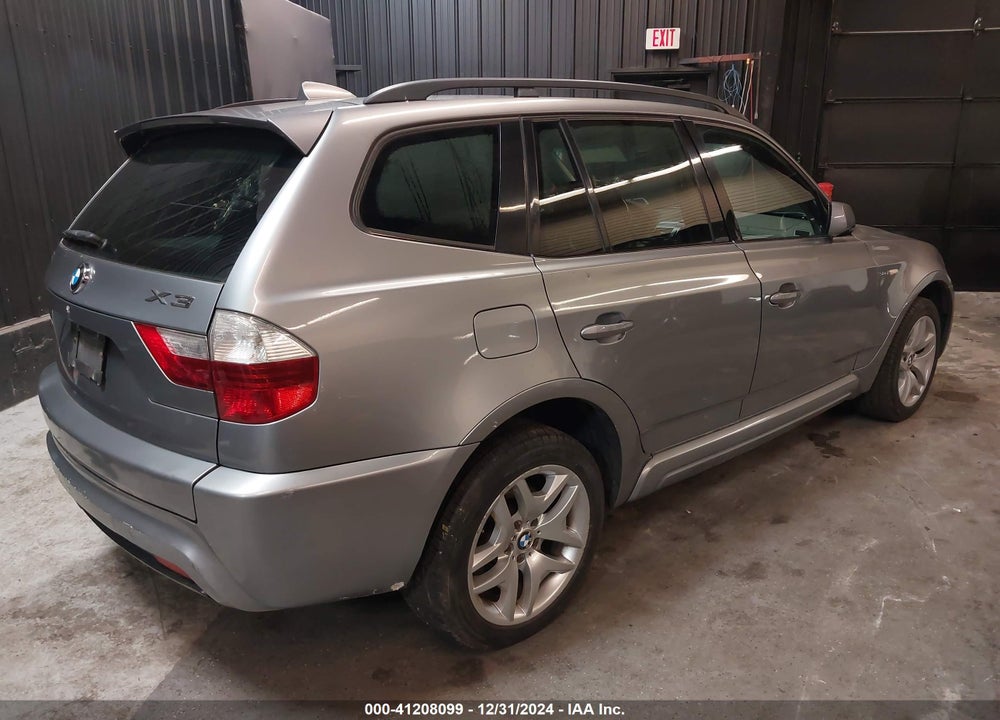 2008 BMW X3 3.0SI VIN: WBXPC93448WJ14832