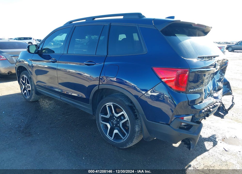 2023 HONDA PASSPORT AWD ELITE VIN: 5FNYF8H06PB012234