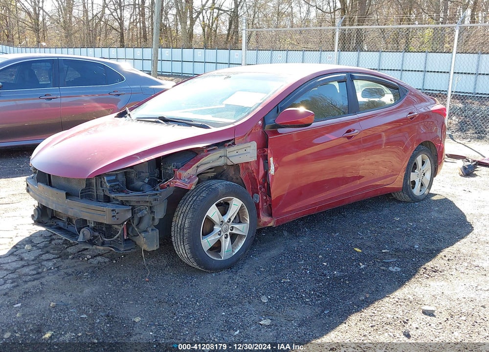 2012 HYUNDAI ELANTRA VIN: KMHDH4AE7CU307900