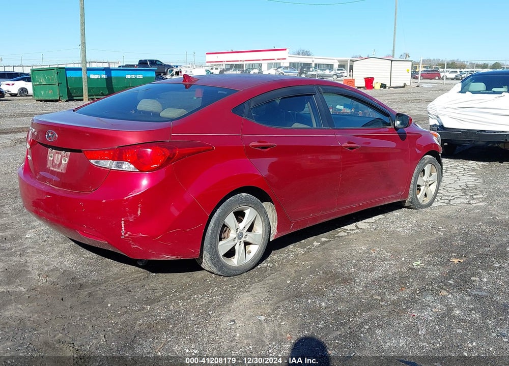 2012 HYUNDAI ELANTRA VIN: KMHDH4AE7CU307900
