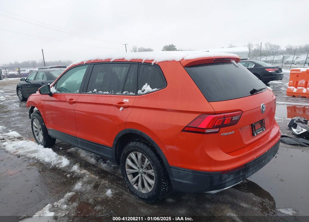 2018 VOLKSWAGEN TIGUAN 2.0T S VIN: 3VV0B7AXXJM133282