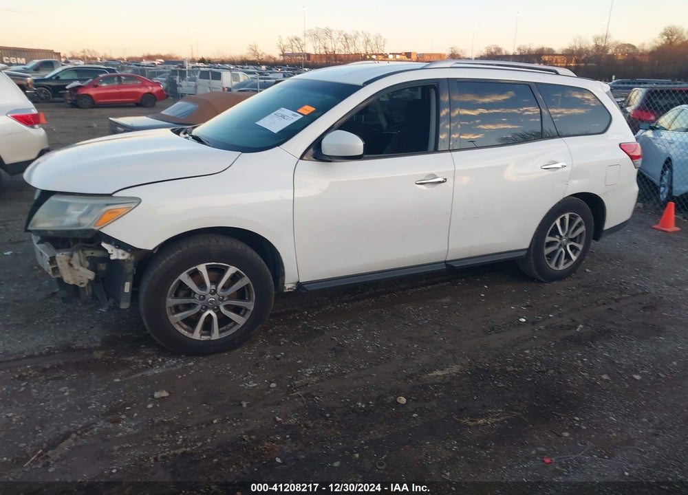2013 NISSAN PATHFINDER SV VIN: 5N1AR2MM5DC673417