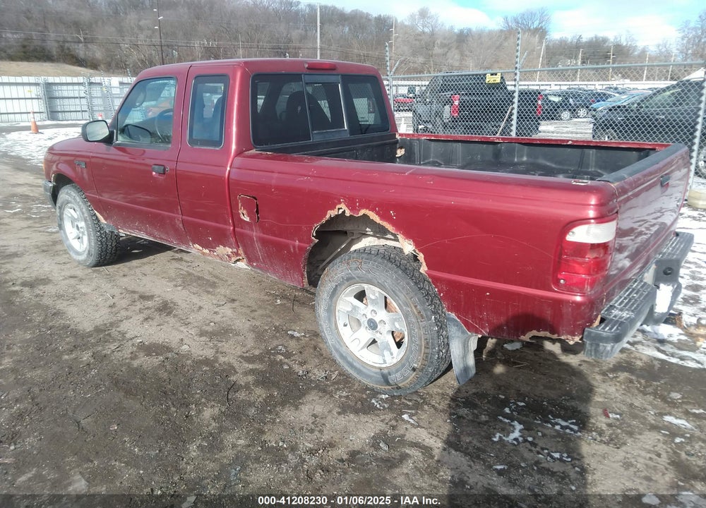 2003 FORD RANGER SUPER CAB VIN: 1FTYR15E73TA25709