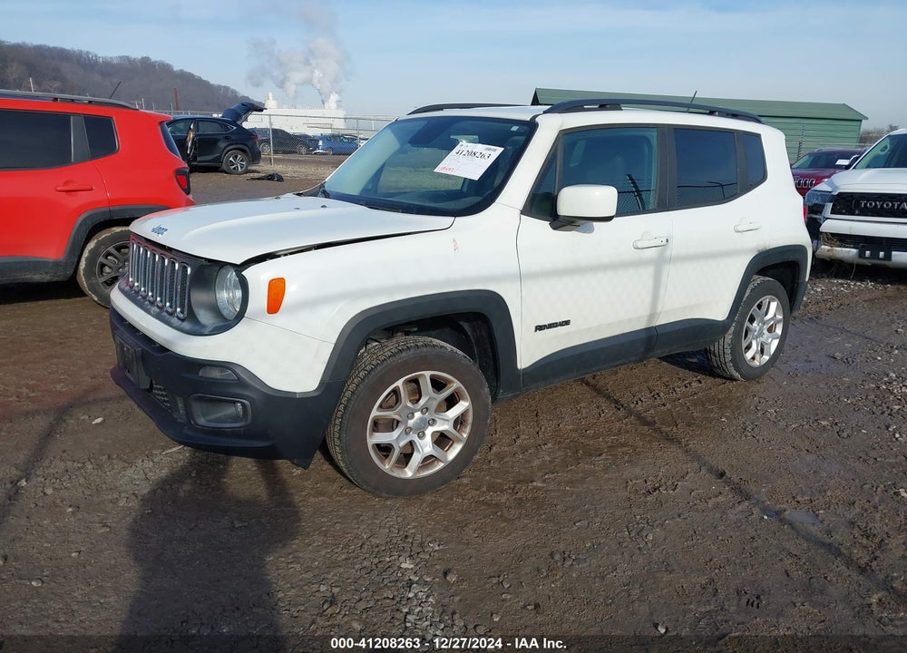 2017 JEEP RENEGADE LATITUDE VIN: ZACCJBBB0HPG60856