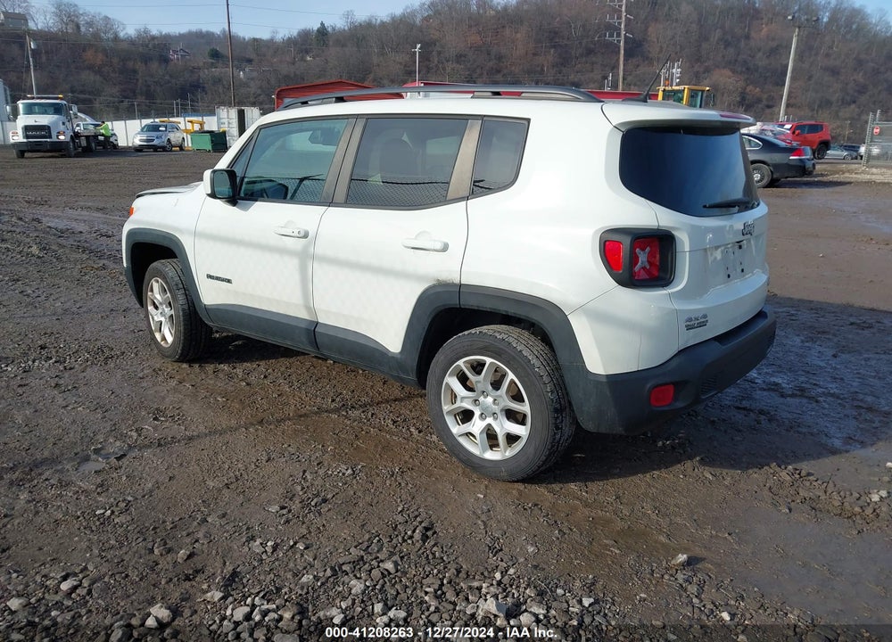 2017 JEEP RENEGADE LATITUDE VIN: ZACCJBBB0HPG60856
