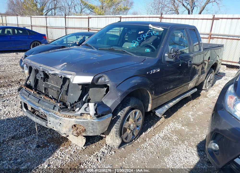 2012 FORD F150 SUPER CAB VIN: 1FTFX1EF8CKD09569