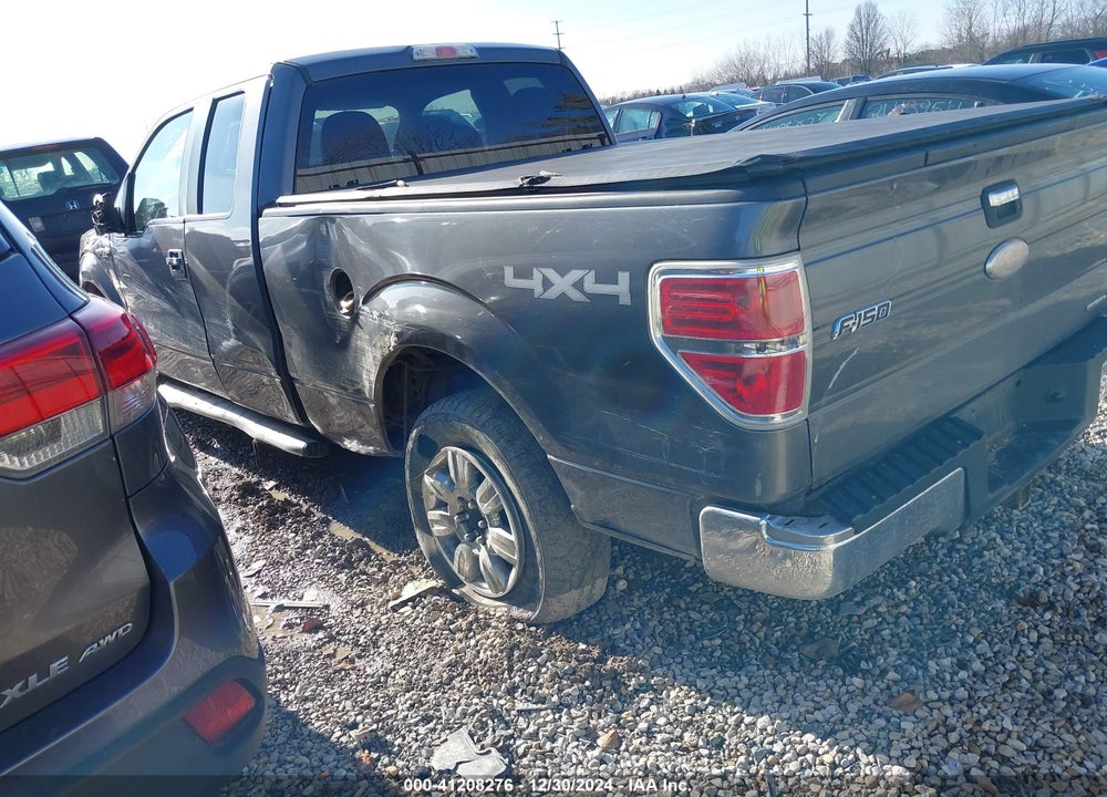 2012 FORD F150 SUPER CAB VIN: 1FTFX1EF8CKD09569