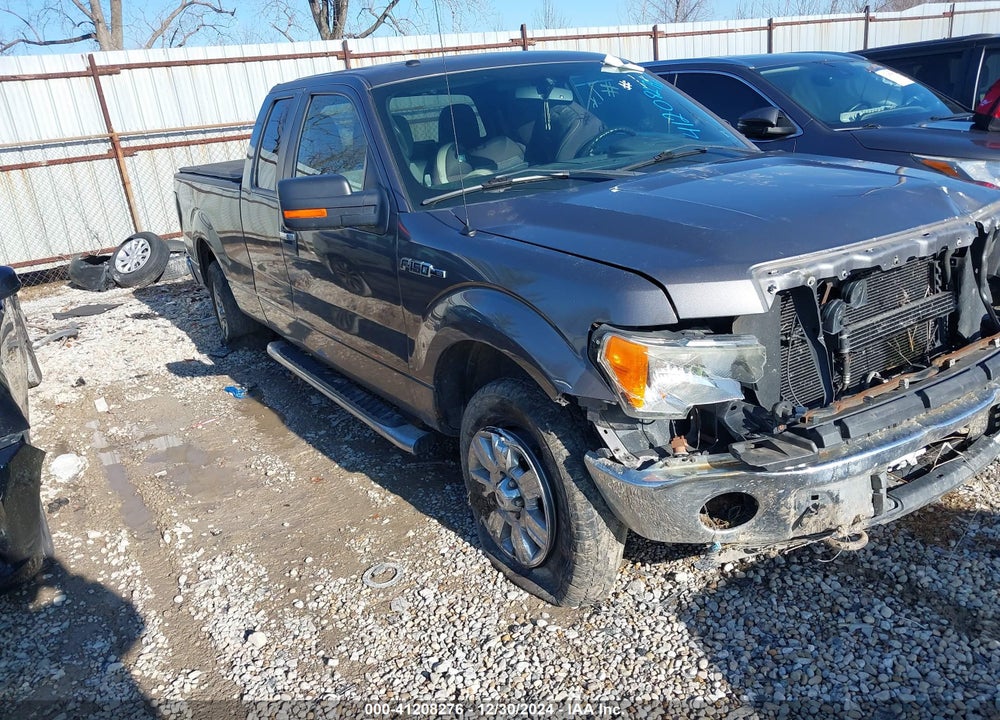 2012 FORD F150 SUPER CAB VIN: 1FTFX1EF8CKD09569
