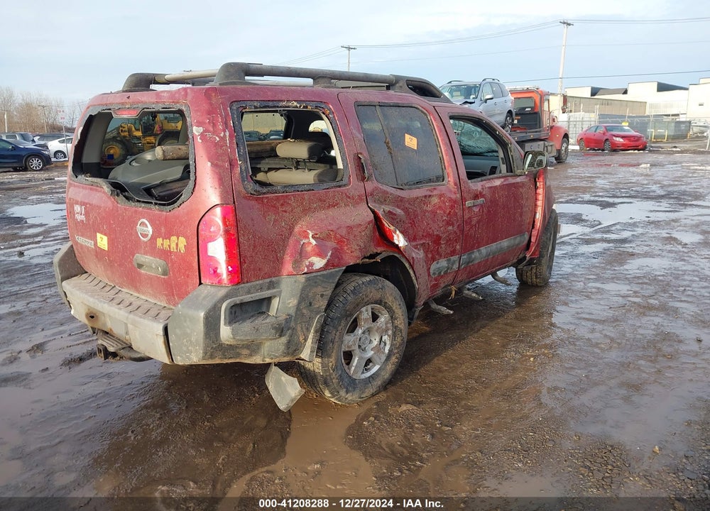2005 NISSAN XTERRA S VIN: 5N1AN08W45C619572