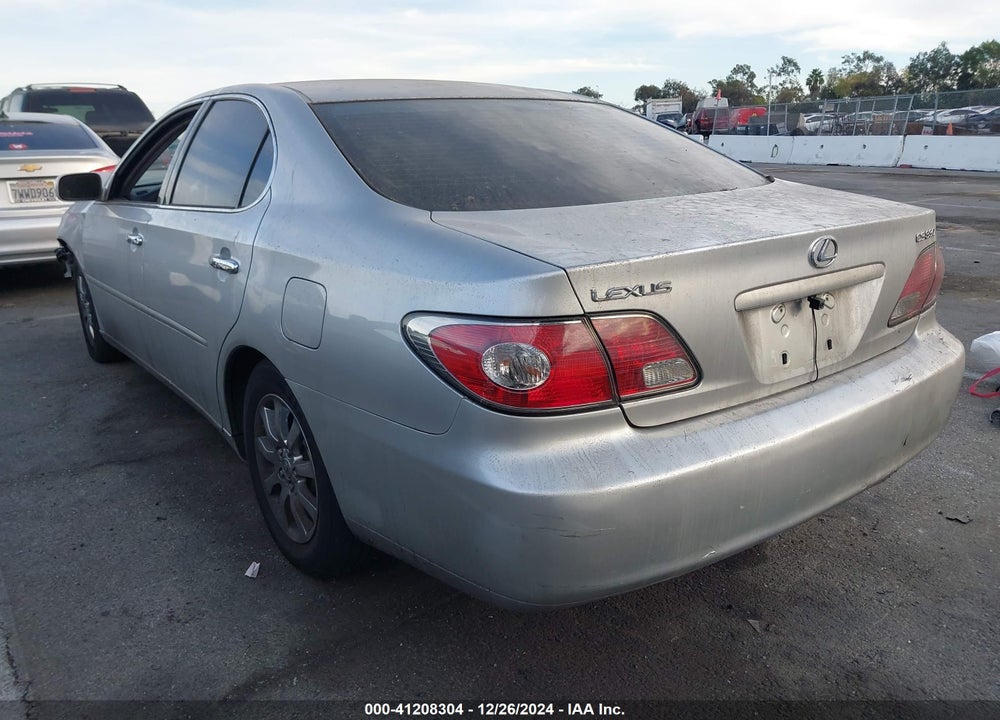 2004 LEXUS ES 330 VIN: JTHBA30G140016653