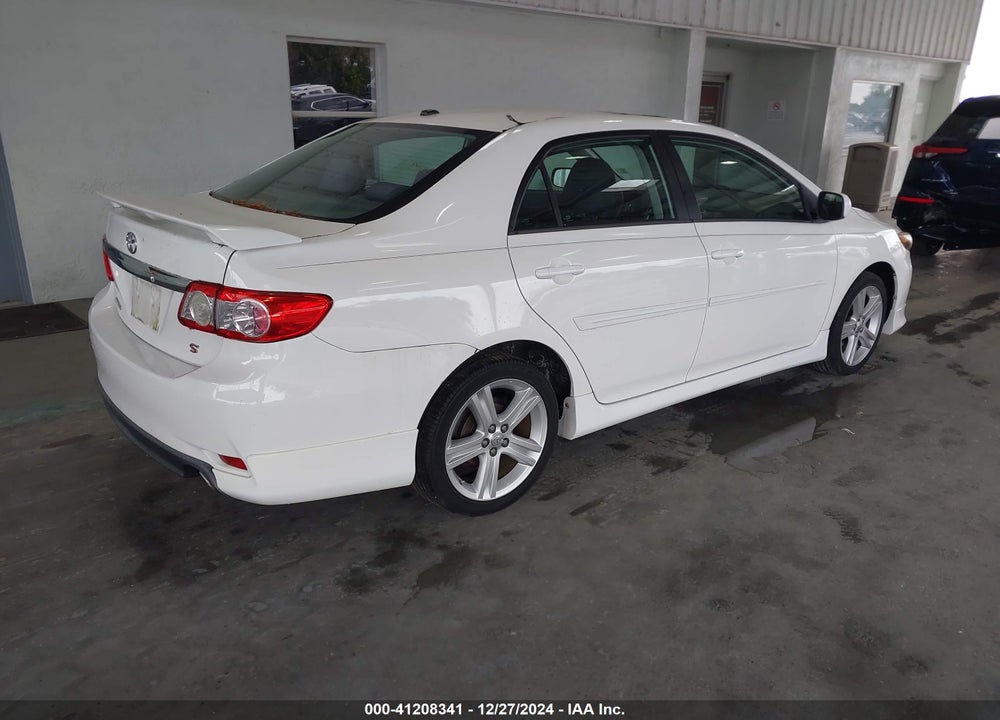 2013 TOYOTA COROLLA S VIN: 5YFBU4EE4DP080567