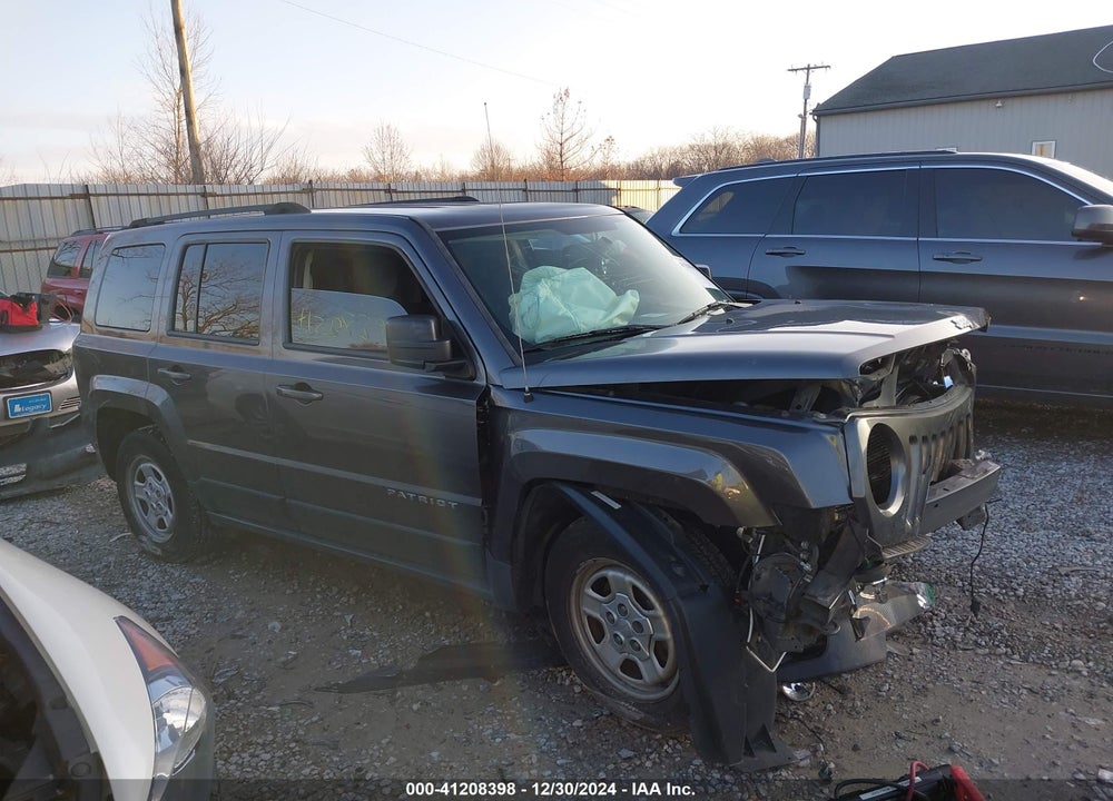 2017 JEEP PATRIOT SPORT VIN: 1C4NJPBB1HD166980