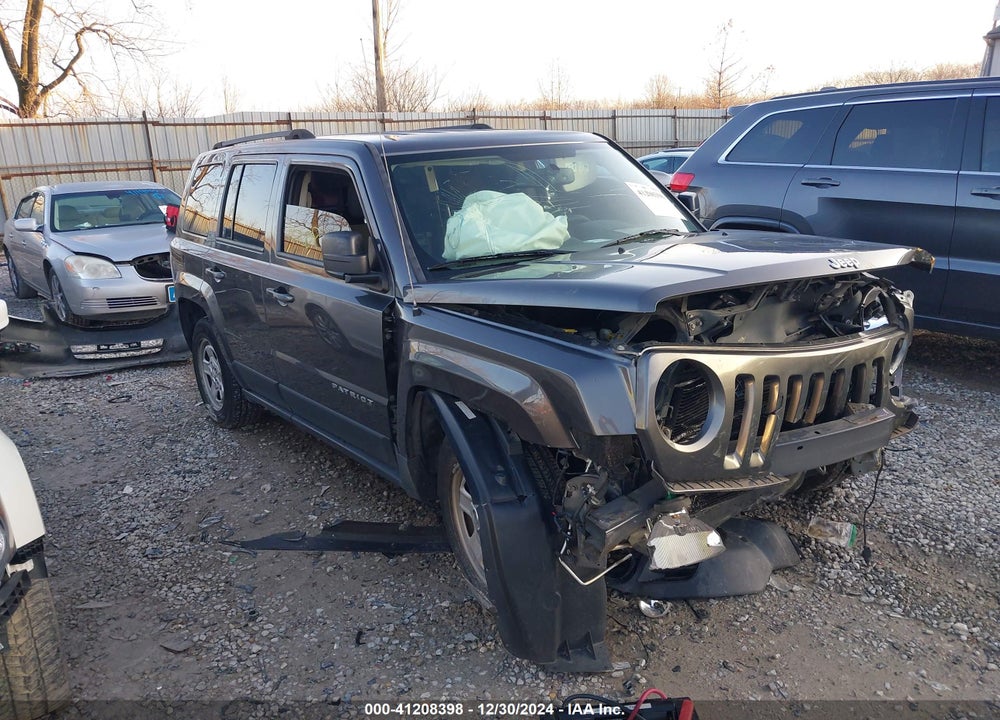 2017 JEEP PATRIOT SPORT VIN: 1C4NJPBB1HD166980