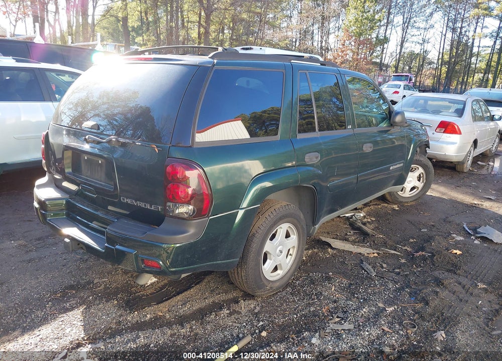 2002 CHEVROLET TRAILBLAZER VIN: 1GNDS13S122393858