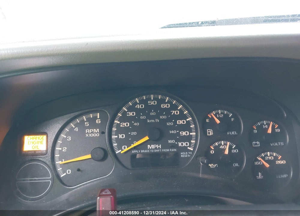 2001 CHEVROLET TAHOE K1500 VIN: 1GNEK13T61J232455